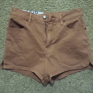 NWT BDG rust colored high waisted shorts